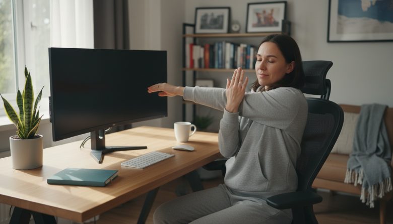 8 Quick Moves to Recharge Energy at Your Desk
